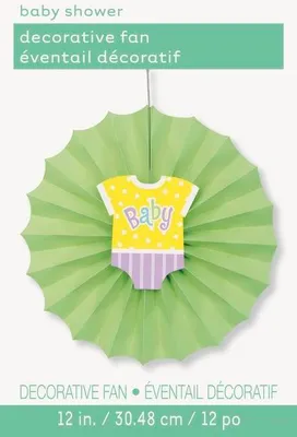 Obrázok produktu pre Unique Party 61783, dekorácia, viacfarebná, obrázok, oslava narodenia dieťaťa, okrúhla, 3,05 cm