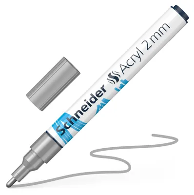 Produktbild von Schneider 120154 Paint-It Acrylstift (mit 2 mm Rundspitze, hochdeckende Acrylfar