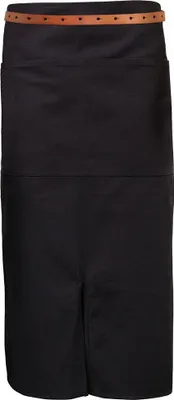 Produktbild von Bistroschürze mit Schlitz, Canvas, B68 x L86cm, Fb. schwarz : 100% Baumwolle (10,02oz.) : schwarz