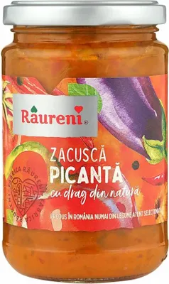 Produktbild von Raureni "Zacusca picanta" Gemüsezubereitung pikant 300g