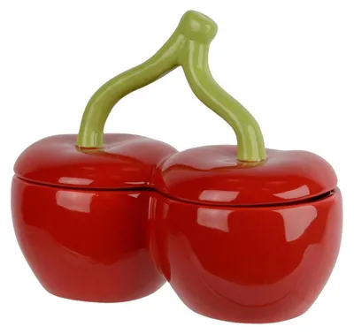 Image de Récipient en porcelaine rouge/couleur(s)