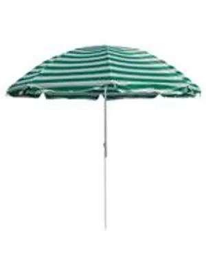 Obrázek produktu pro Slunečník plážový 230 cm, zelené pruhy