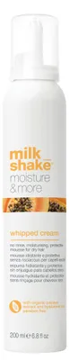 Image de milk_shake | Crème fouettée hydratante et protectrice "Moisture & More", 200 ml, pour cheveux secs. Fabriqué en Italie