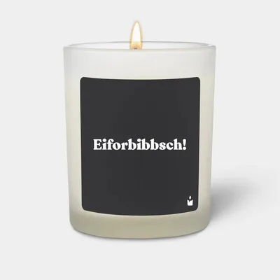 Produktbild von ChattyCandles Duftkerze Weiss Woody Eiforbibbsch!