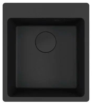 Obrázok produktu pre Franke Maris vstavaný drez Fragranit misa MRG 610-39 A čierna matná Otočný gombík od 45 cm 114.0708.036