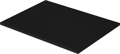 Zdjęcie produktu dla Blat łazienkowy czarny mat 60 cm Nicole trwały odporny na wilgoć 18 mm MDF