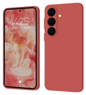 Produktbild von Hülle für Samsung Galaxy S26 FE Case Cover Bumper Smartphone Softgrip Schutzhülle Farbe: Rot