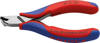 Produktbild von Elektronikschrägschneider L.120mm Facette nein pol.KNIPEX