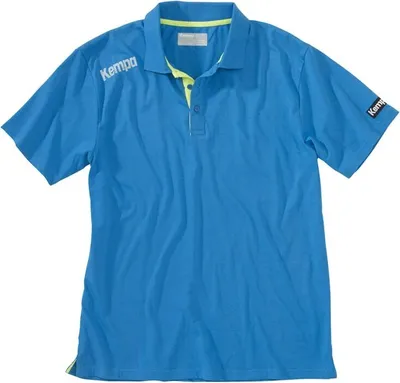 Produktbild von Kempa Core Polo Shirt - Größe: L, blau, 200215202