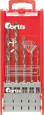 Produktbild von Fortis 4317784773218, Bohrer, 5 Stück(e)
