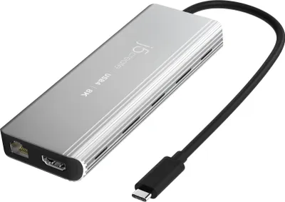 Zdjęcie produktu dla Stacja dokujca j5create JCD403, USB4, koncentrator wieloportowy, Gigabit Ethernet