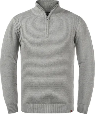 Produktbild von INDICODE IDRichard Herren Strickpullover Troyer Grobstrick Pullover