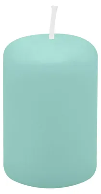Produktbild von Stumpenkerzen 60 x Ø 40 mm, Türkis, 24 Stück
