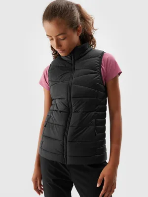 Immagine prodotto di 4F Gilet da bambino in piuma d'oca nero taglia 134 - Un'attrazione outdoor alla moda