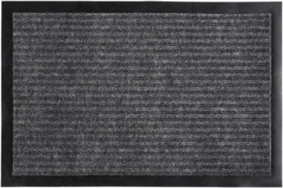 Produktbild von Fußmatte Antirutsch für den Innenbereich - 60x40cm - Gummi/Stoff - Schwarz - Trockenlaufmatte Antirutsch