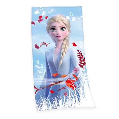 Produktbild von DisneyŽs Eiskönigin Badetuch / Strandtuch / Handtuch, 100% Baumwolle ( Velours ), 75x150 cm