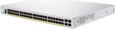 Produktbild von Cisco Business 250 Series CBS250-48P-4G - Switch - L3 - Smart - 48 x 10/100/1000 (PoE+) + 4 x Gigabit SFP - an Rack montierbar - PoE+ (370 W) - wiederaufbereitet