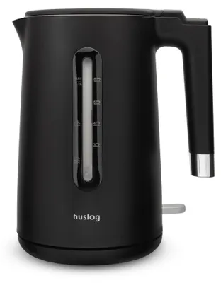 Wasserkocher 1,5 l, 2200 W, doppelwandig, Cool-Touch, schwarz