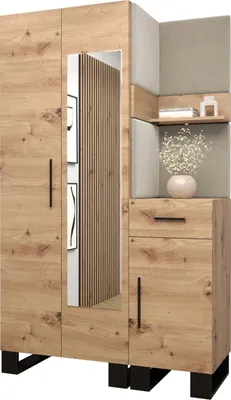 Produktbild von Garderobe ARTIN Set 16 mit gepolsterten Paneelen Industrial Design