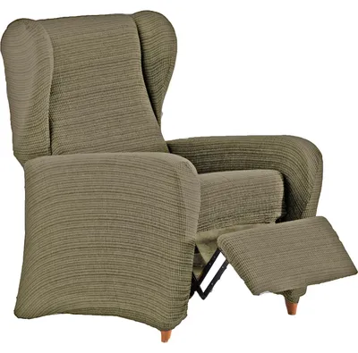 Produktbild von Stoelhoes Jacquard elastisch, verstellbar, atmungsaktiv, taupe, für Ohrensessel
