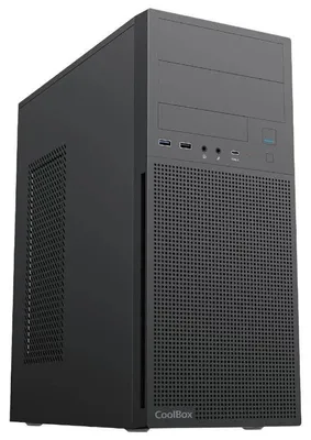 Zdjęcie produktu dla CoolBox COO-PCA780-2, Midi Tower, PC, Czarny, ATX, Mini-ITX, micro ATX, 500 W, 2.5,3.5"