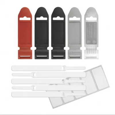 Produktbild von Label-the-cable LTC 2420, Schwarz, Grau, Rot, Transparent, 17 cm, 5 Stück
