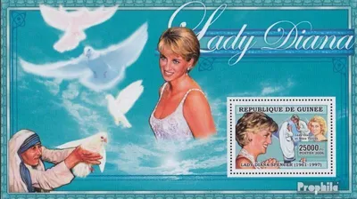 Produktbild von Briefmarken Guinea 2006 Mi Block 1018 (kompl. Ausgabe) postfrisch Diana