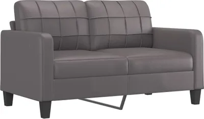 Immagine prodotto di vidaXL divano 2 posti grigio 140 cm in Pelle finta