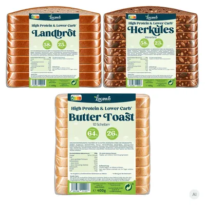 Produktbild von Locawo High Protein Low Carb Brot Box