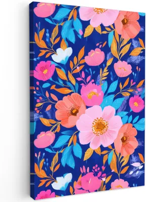 Produktbild von Wetterfeste Canvas-Gartenbilder mit Blumenmotiven, 100x150 cm