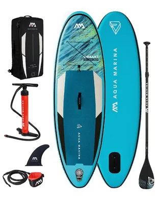 Immagine prodotto di Aqua Marina Vibrant Youth 8.0 2022 SUP Stand-Up Paddle Board Set completo Modello per bambini e ragazzi 244 cm x 71 cm x 10 cm