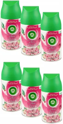Image de 6x Air Wick Freshmatic Jardins d'enfance recharge 250ml | Le parfum des arbustes et des herbes fraîchement poussés, des roses en fleurs et des framboises mûres