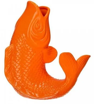 Produktbild von Gift Company Vase Fisch Mamsell Koi Neon Orange (25cm)