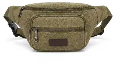 Produktbild von Bauchtasche Gürteltasche Hüfttasche Oliv Umhängetasche Crossbag