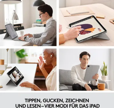 Immagine prodotto di Logitech Combo Touch for iPad Pro 12.9-inch 5thgeneration - SAND - US - INTNL