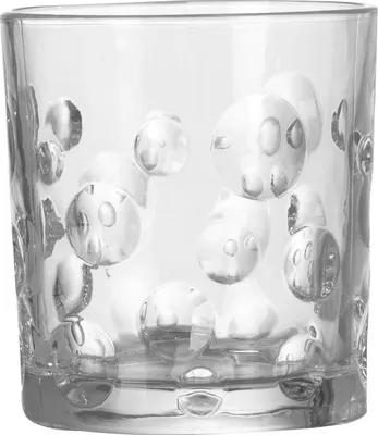 Produktbild von Trinkglas - 310 ml - mit Bläschen-Facettenschliff
