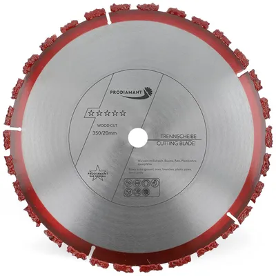 Immagine prodotto di Disco da taglio PRODIAMANT HM 350 mm x 20 mm per legno e bitume Woodcut