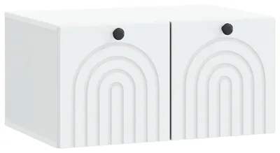 Immagine prodotto di vidaXL Mobile TV da parete, bianco, 59,5 x 41 x 30 cm, materiale a base di legno