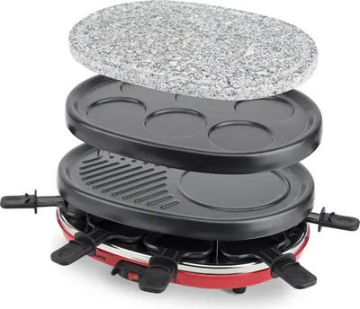 Obrázek produktu pro H.Koenig RP412, 8 člověk/lidí, Černá, Šedá, Červená, Oválný, 900 W, 220 - 240 V, 357 mm