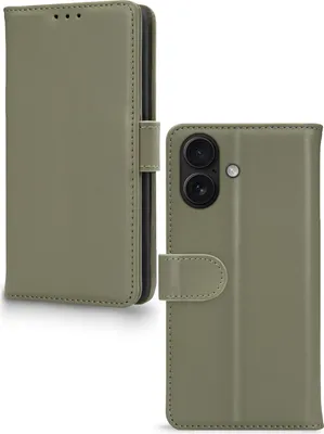 Zdjęcie produktu dla Etui Mobilize Premium Gelly do iPhone'a 17 – etui z klapką i portfelem – zielone