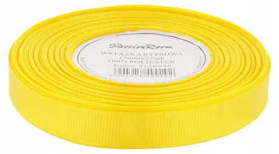 Produktbild von PassionRoom_pl Ripsband Dekoration Ostern 12mm Gelb
