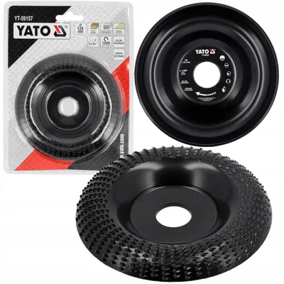 Produktbild von YATO Konvexe Raspelscheibe für Holz, Beton, Gipskarton 125mm