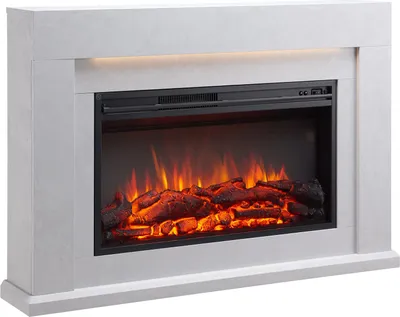 Produktbild von Elektrokamin BALDERIA Xerxes - Standkamin, Heizung 2000W - Betonoptik
