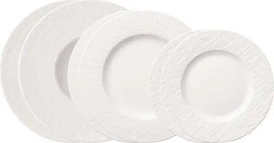 Produktbild von Villeroy & Boch Manufacture Rock blanc Tellerset 6tlg