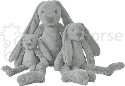 Produktbild von Happy Horse Kuscheltier grau Kaninchen Richie groß - 58cm Plüschspielzeug