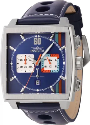 Produktbild von Invicta S1 Rally 44299 - Pánské Náramkové Hondiky - Quartzové - Nerezová ocel s modrým ciferníkem - 45mm