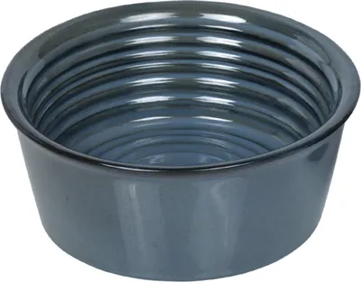 Produktbild von Nobby Keramik Napf Groove grünblau, Maße: Ø 19,5 x 7,5 cm