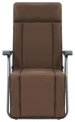 Produktbild von vidaXL Klappstühle mit Kissen, 2 Stück, braun