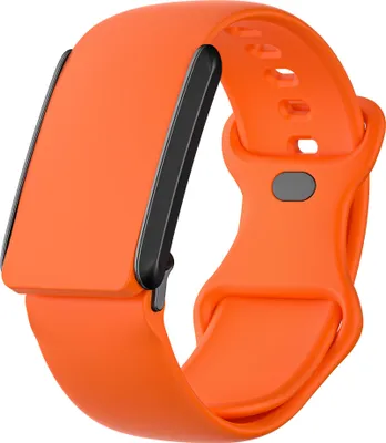 Produktbild von Strap-it Silikonband mit Schnappverschluss - passend für den Whoop 4.0 (orange)