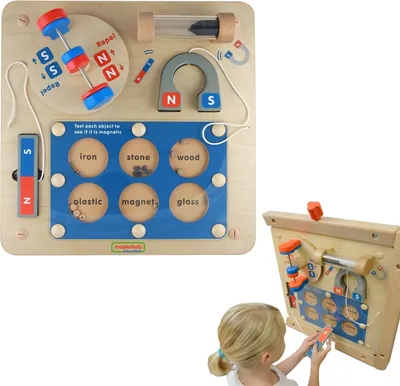 Obrázok produktu pre Masterkidz Učenie o magnetickej príťažlivosti - Flex Montessori nástenná tabuľa